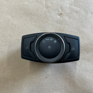 2020-2022 Mustang GT500 Headlight Switch Knob Black Chrome