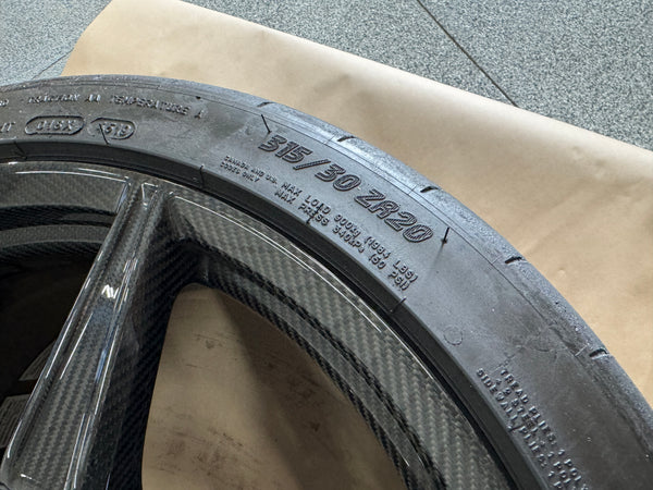 2020-2022 Mustang Shelby GT500 CFTP Carbon Fiber 20x11.5 Rear Wheel Michelin - Image 4