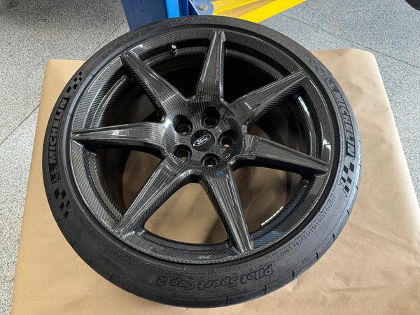 2020-2022 Mustang Shelby GT500 CFTP Carbon Fiber 20x11.5 Rear Wheel Michelin - Image 2