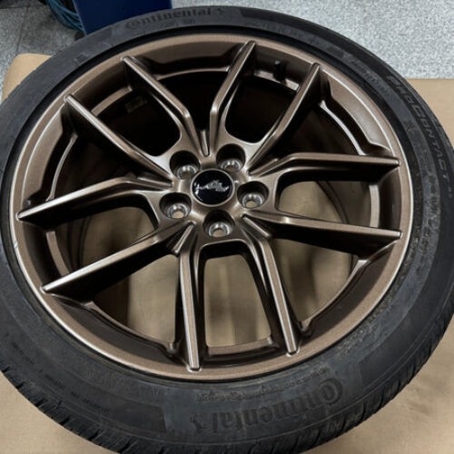 2024 Ford Mustang GT 5.0 19×8.5″ Wheel Rim Bronze Continental 255/40/19 OEM