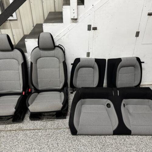 2024 Ford Mustang GT Grey Black Cloth Seats Coupe Front Manual Seats – OEM