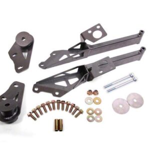 BMR Suspension IRS Subframe Support Brace System - Hammertone (15-24)