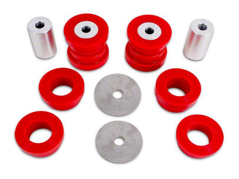 BMR Suspension Rear Cradle Bushing Kit - Red Polyurethane (15-24)