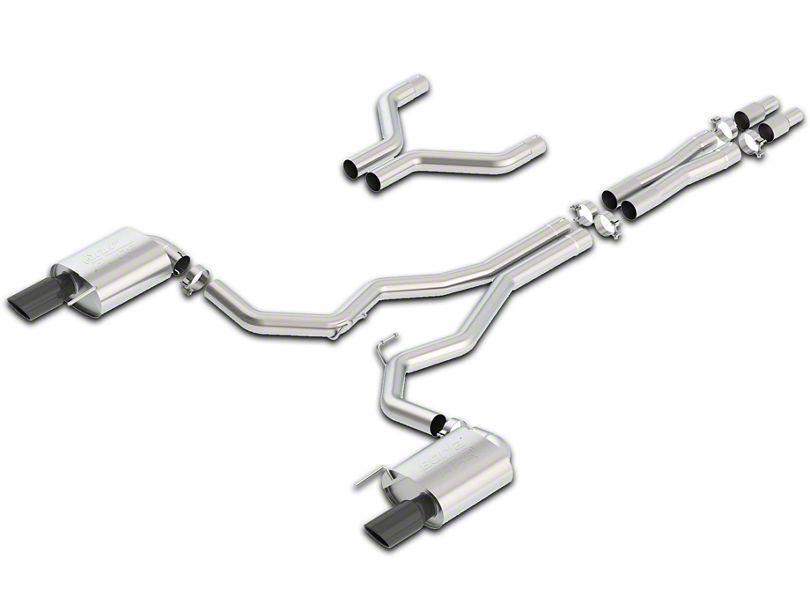 Borla ATAK 3 in. Cat-Back Exhaust - Black Chrome Tips (15-17 GT Fastback)