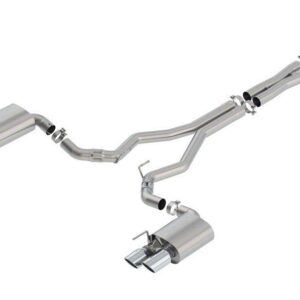 Borla ATAK Cat-Back Active Exhaust - Chrome Tips (18-23 GT Fastback)