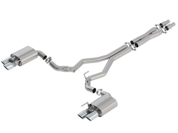 Borla ATAK Cat-Back Active Exhaust - Chrome Tips (18-23 GT Fastback)