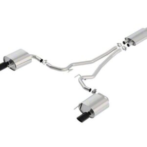 Borla EC-Type Cat-Back Exhaust - Black Tips (15-17 EB Fastback)