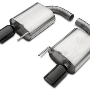 Borla S-Type 2.5 in. Axle-Back Exhaust - Black Tips (15-17 GT)