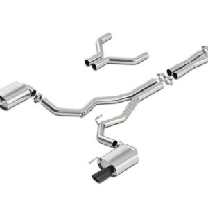 Borla S-Type 3 in. Cat-Back Exhaust - Black Tips (15-17 GT Fastback)