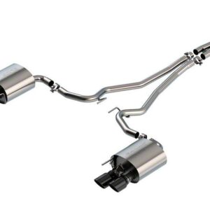 Borla S-Type Cat-Back Active Exhaust - Black Chrome Tips (18-23 EB)