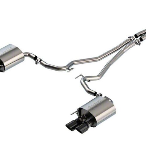 Borla S-Type Cat-Back Active Exhaust – Black Chrome Tips (18-23 EB)
