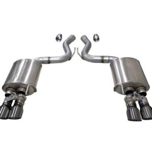 Corsa Sport Axle Back Exhaust - Gunmetal Tips (18-23 GT)