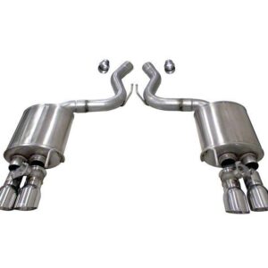Corsa Sport Axle Back Exhaust - Polished Tips (18-23 GT)
