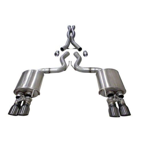Corsa Xtreme Cat-Back Exhaust – Gunmetal Tips (18-23 GT)