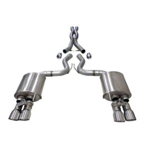Corsa Xtreme Cat-Back Exhaust - Polished Tips (18-23 GT)