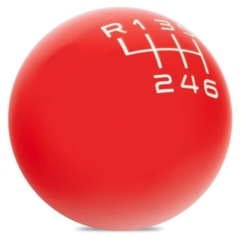 Hustle Performance 6 Speed Manual Shift Knob – Red (15-24)