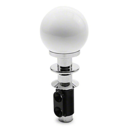 Hustle Performance Automatic Shifter Handle – White (15-23)