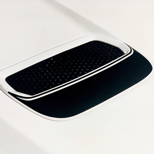 Hustle Performance Graphics Hood Vent Accent Decals – Matte Black (18-23)