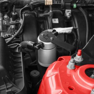 JLT Passenger Side Oil Seperator 3.0 - Clear Anodized (15-23 EB)