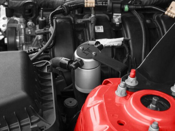 JLT Passenger Side Oil Seperator 3.0 - Clear Anodized (15-23 EB)