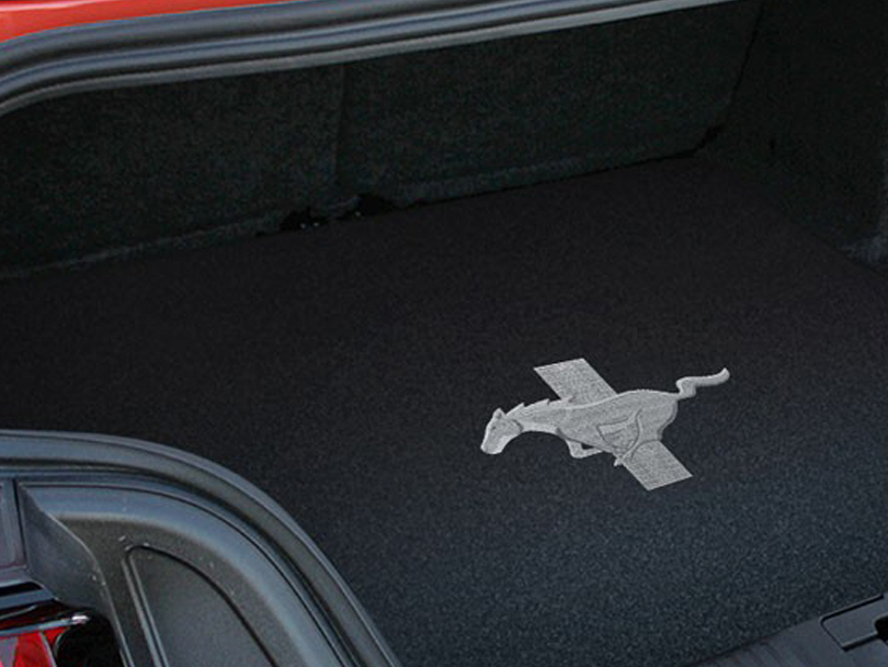 Lloyd Trunk Mat with Tri Bar Pony Logo - w/ Subwoofer