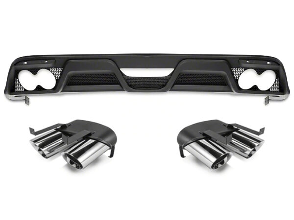 MP Concepts GT350 Style Rear Diffuser w/ Tips (15-17)