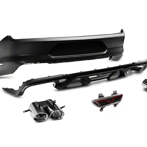 MP Concepts GT500 Diffuser w/ Tips + Ford Genuine Rear Bumper Kit (15-17)