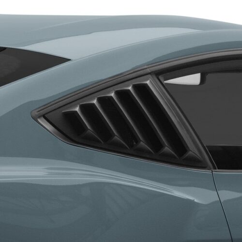 MP Concepts Open Quarter Window Louvers – Matte Black (2024+ Mustang)