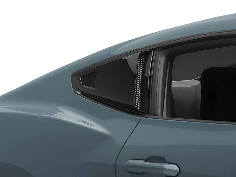 MP Concepts Quarter Eleanor Style Window Scoops - Gloss Black (2024+ Mustang)