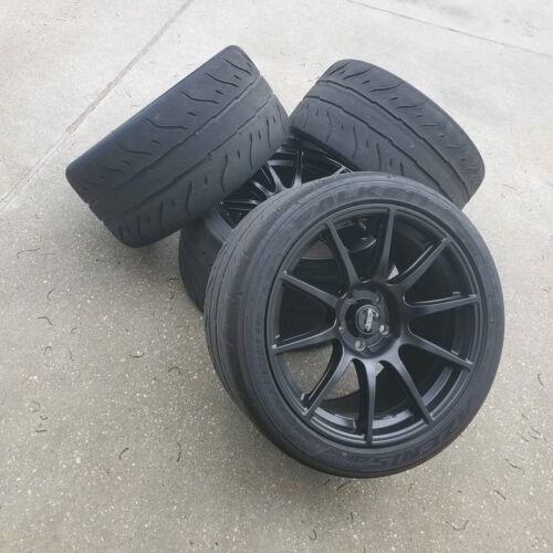 mustang gt APEX wheels with falken azenis tires